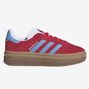 ADIDAS GAZELLE BOLD RED AND BLUE WMN SIZE 7 BNIB